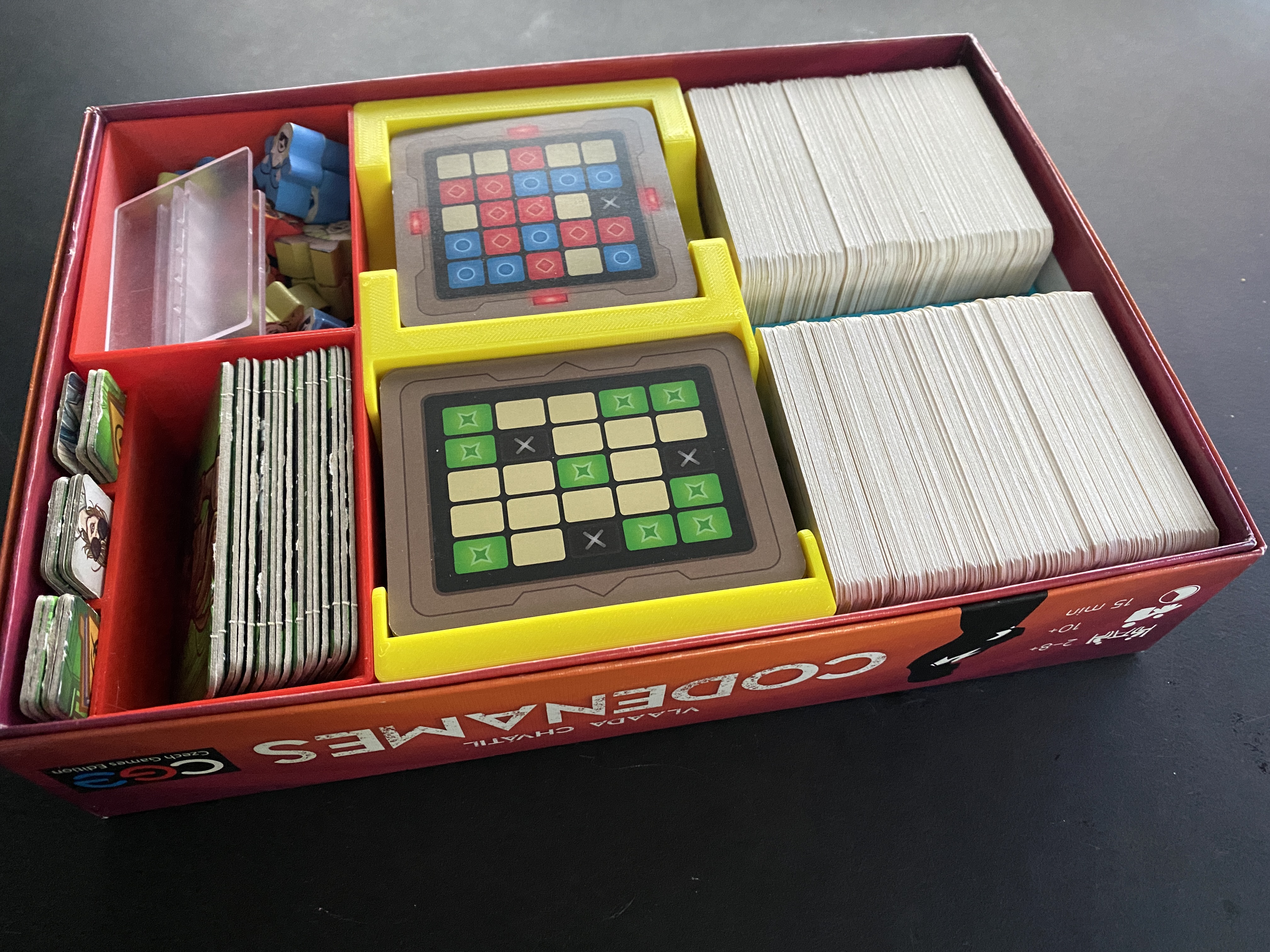 Miniatura 3 do modelo 3D Codenames and Codenames Duet organizer