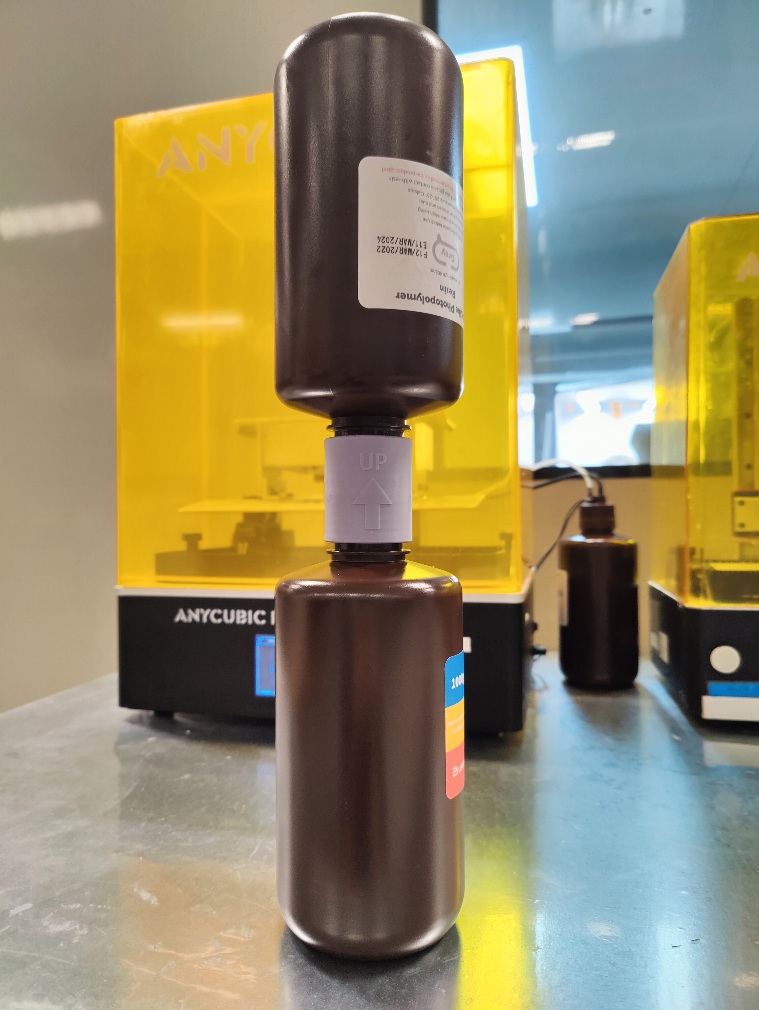 Elegoo Resin Bottle emtying adapter