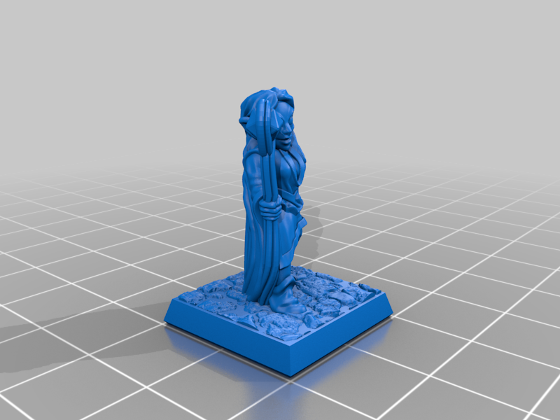 Fairy 28mm (Supportless, FDM-friendly) — 3