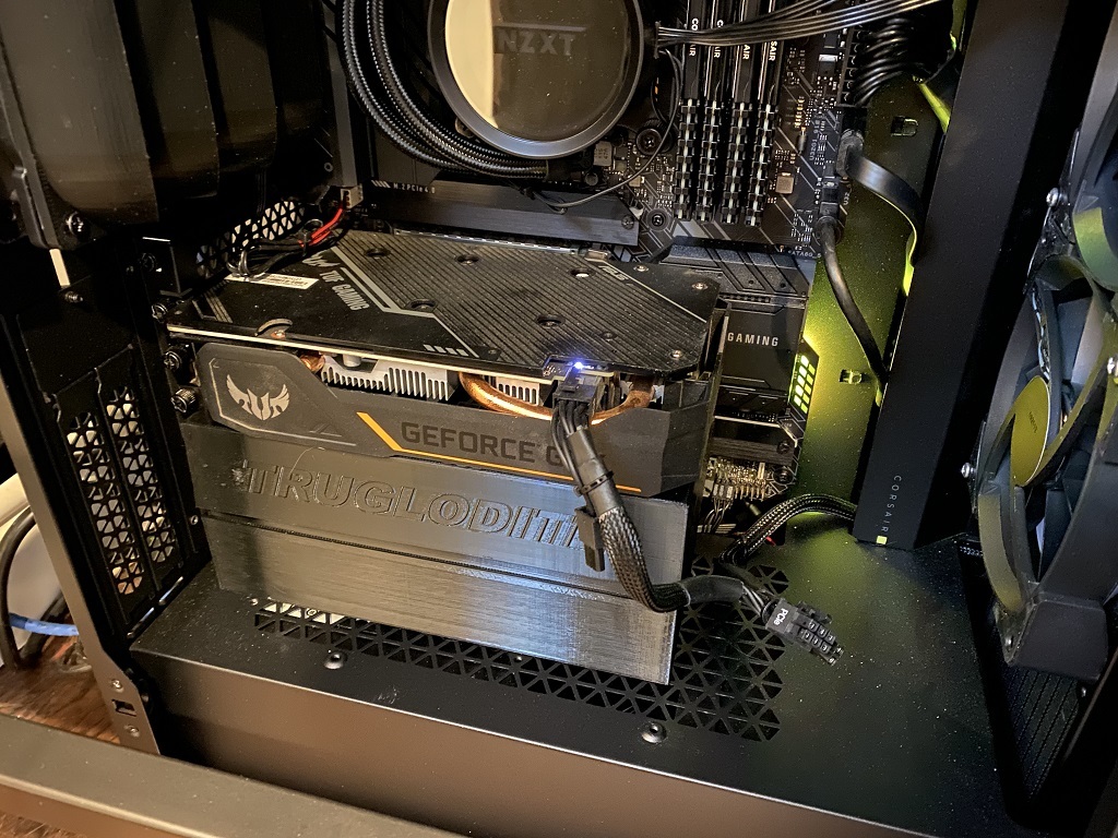 Miniatura 2 do modelo 3D GPU Airbox/Support