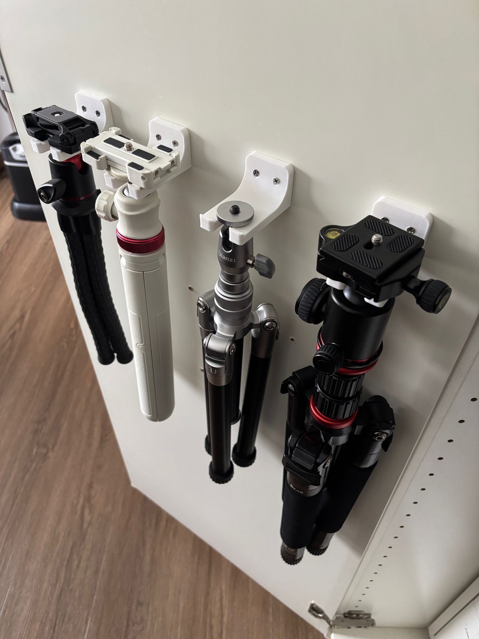 Wall Mounted Tripod Holder 3D model