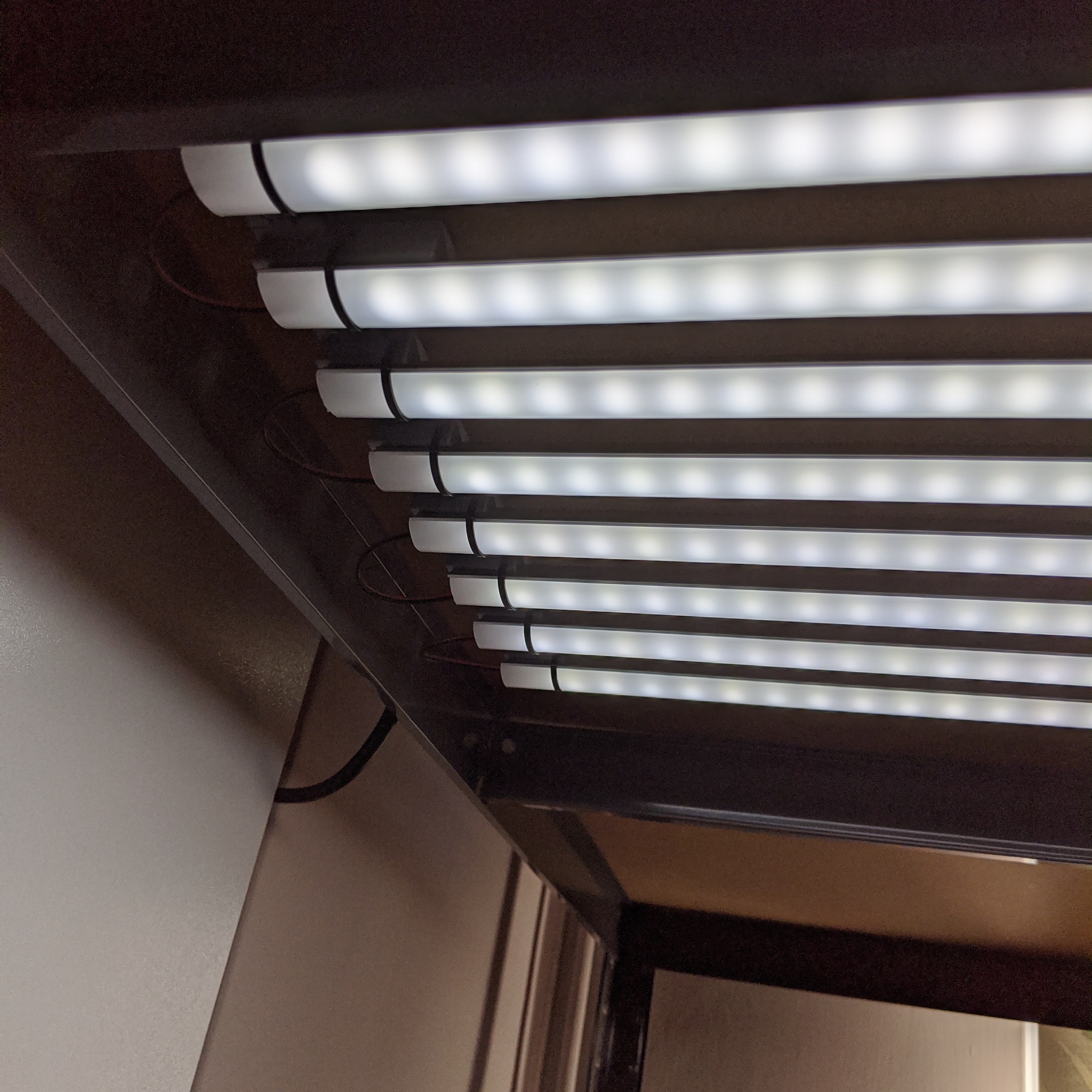 Skylight LED strip holders