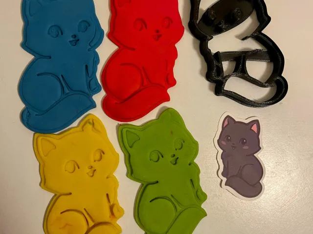 Cat cookie cutter