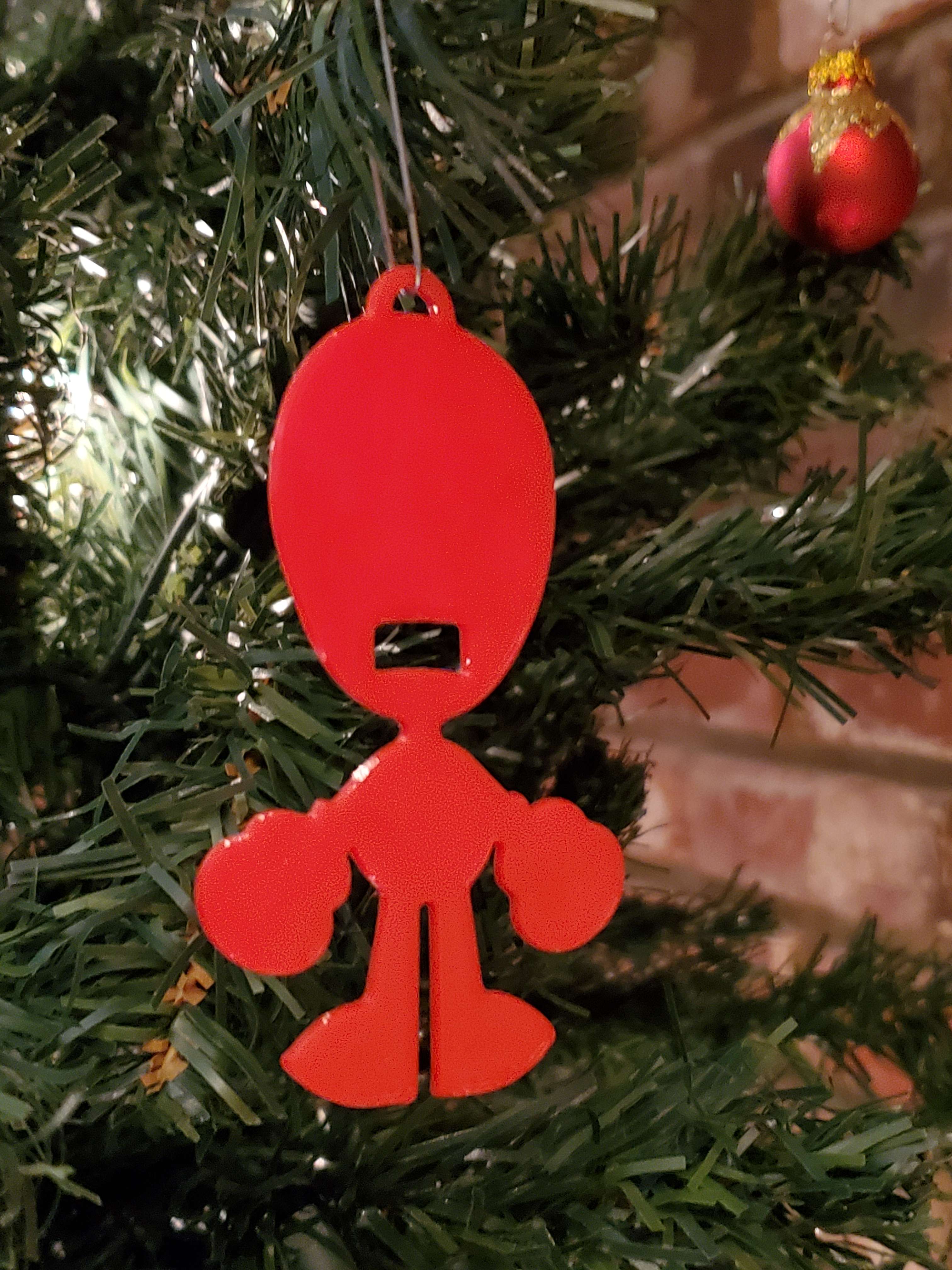 Homestar Runner Christmas Ornaments Strong Bad & The Cheat by