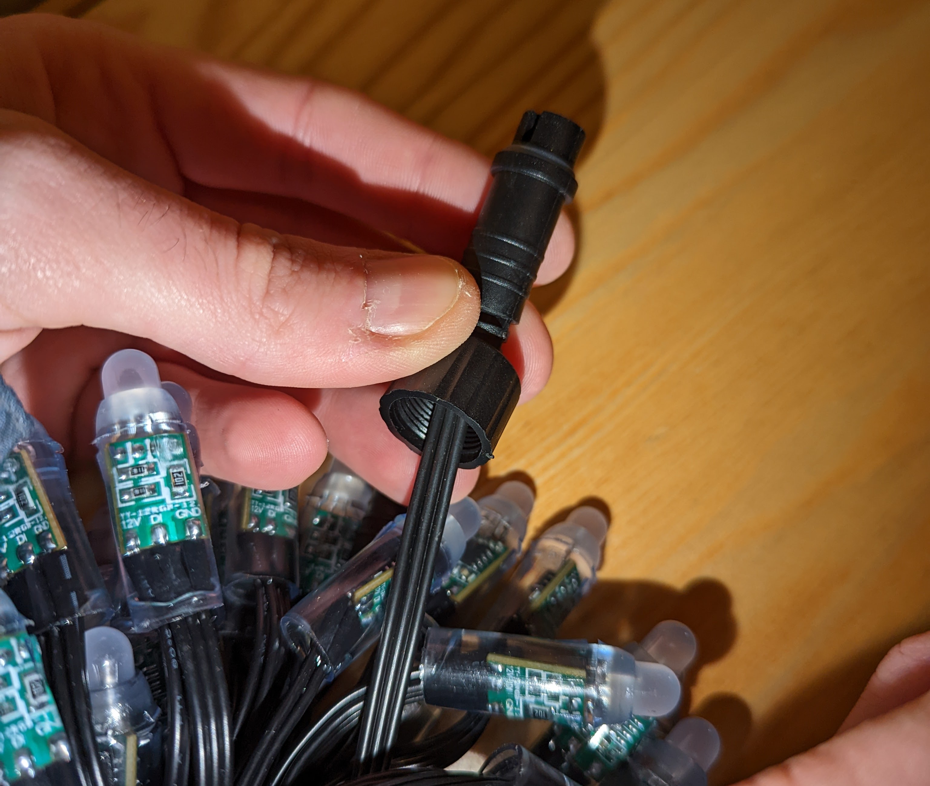 Cable wrap for waterpoof 3pin ws2811 light cable by lacop Download