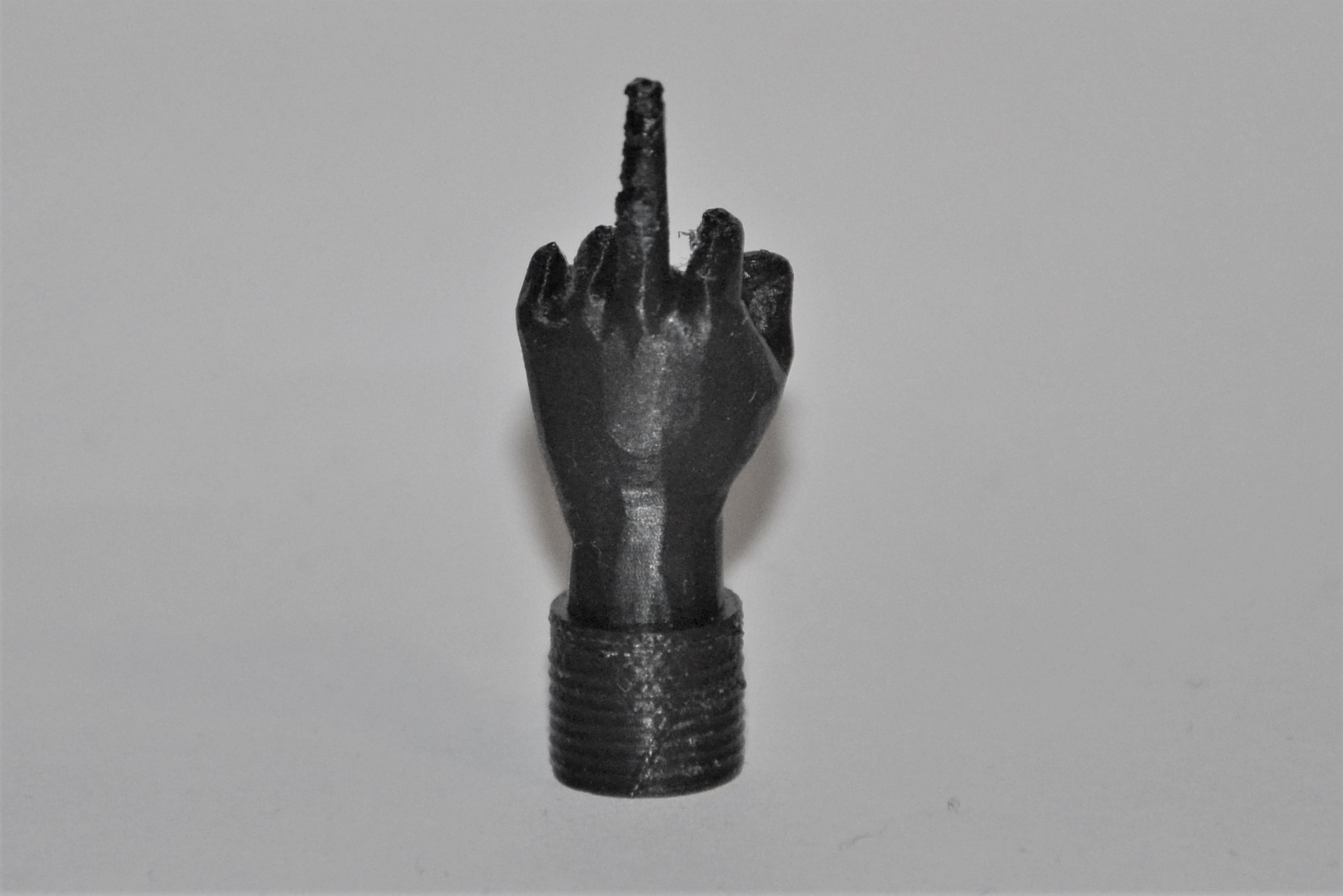 Middle finger schrader valve cap by Timon Download free STL model
