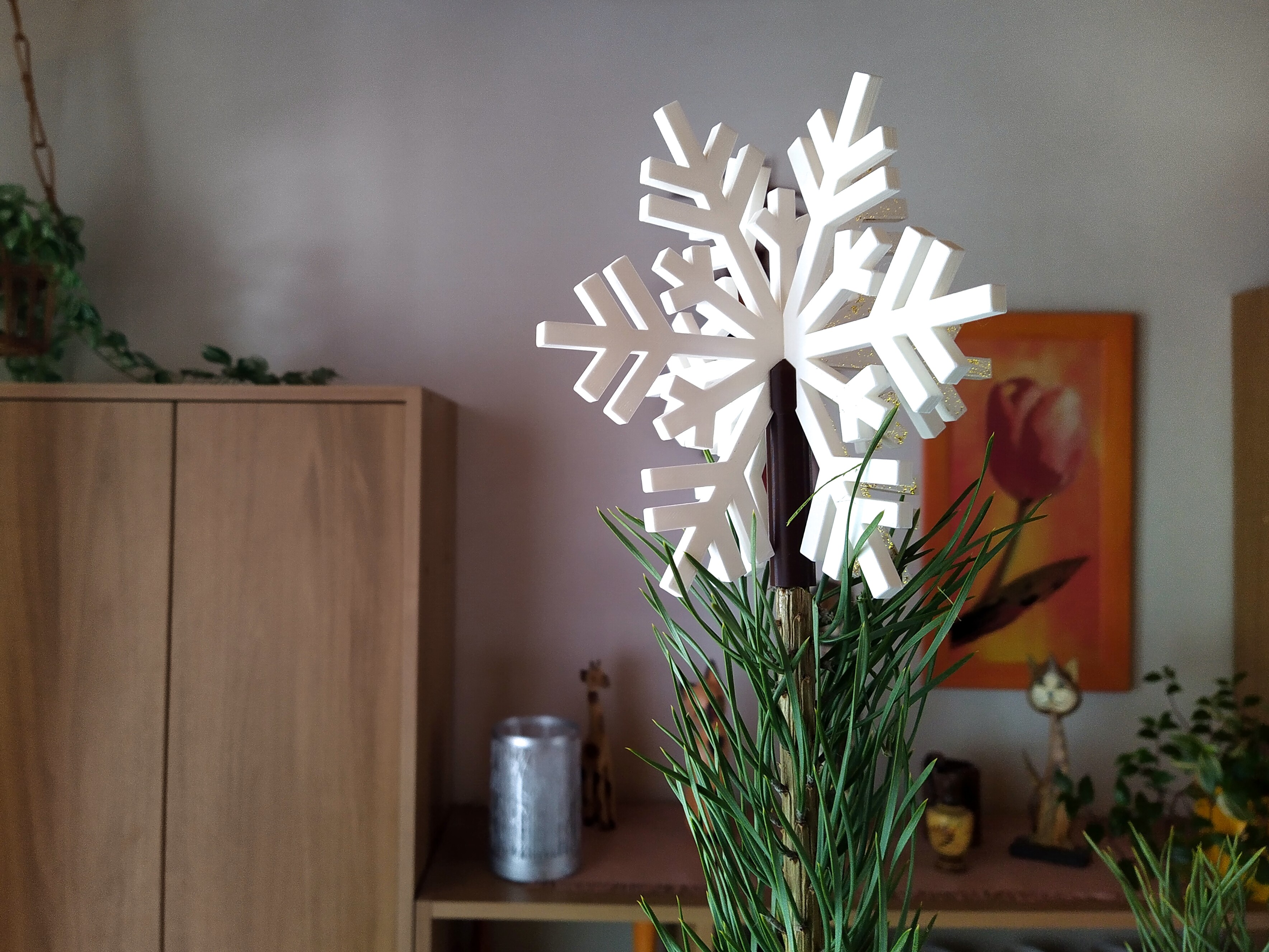 Christmas tree topper - Snowflake