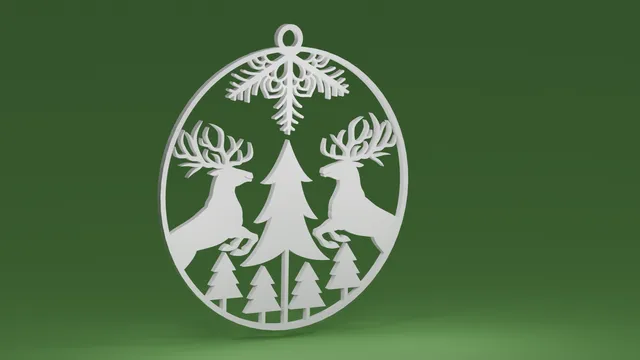 Christmas Bauble 02 (Christmas tree ornament)
