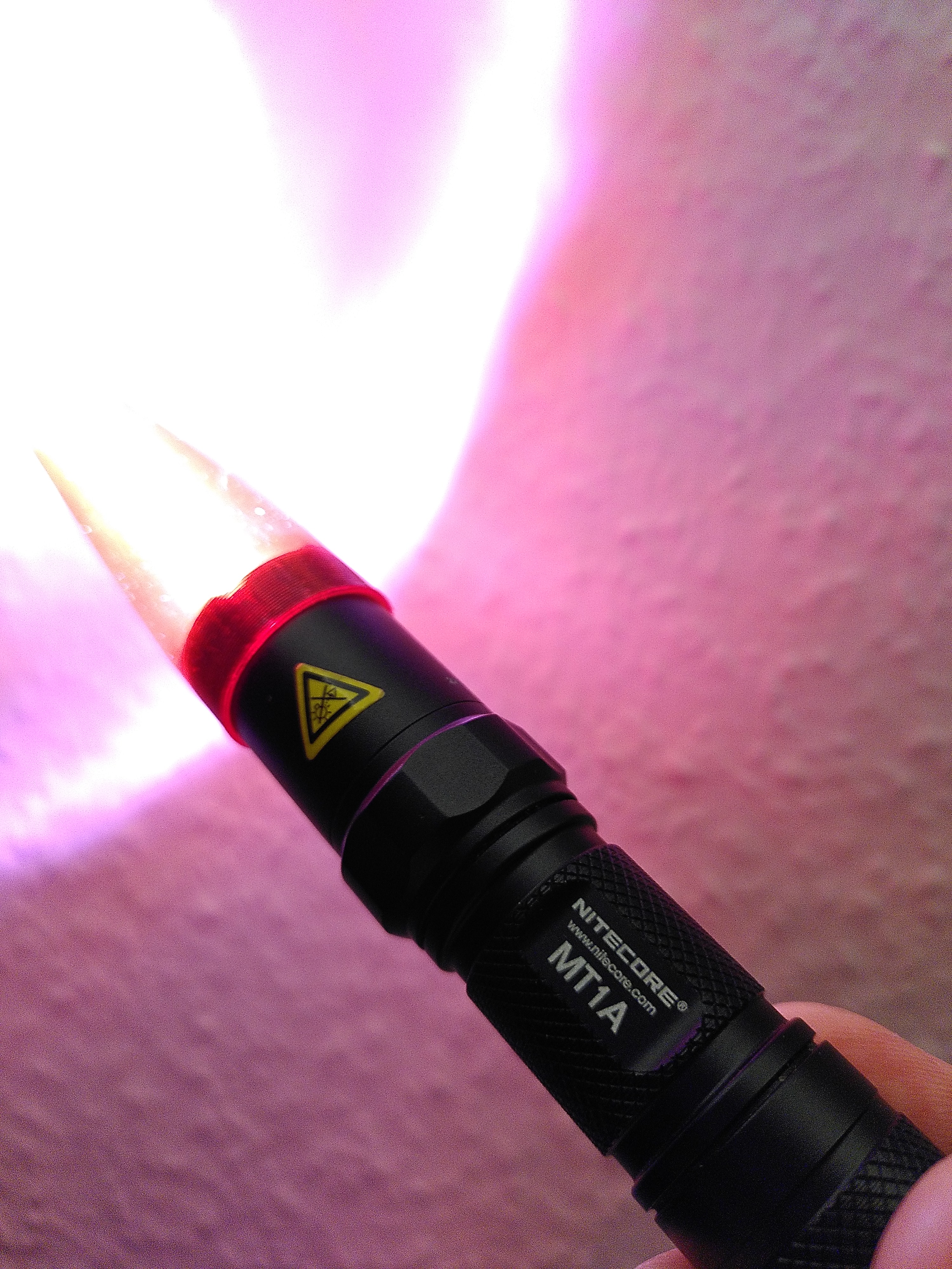 Safety light for flashlight (vasemode)