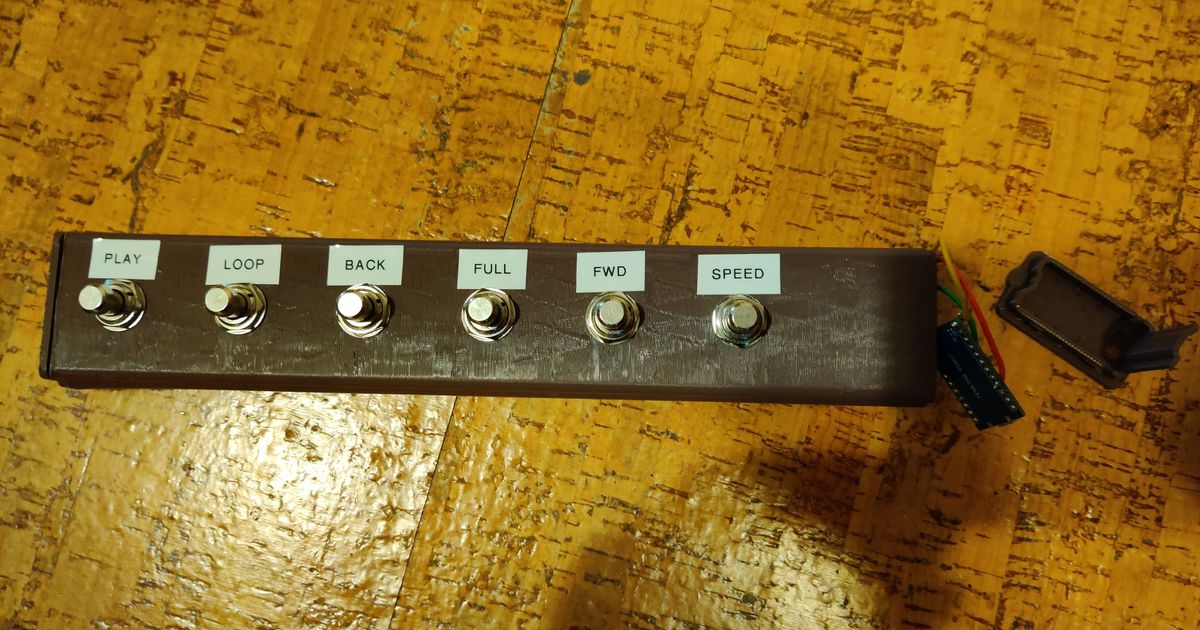 Online Video Looper Pedal by vastempty | Download free STL model