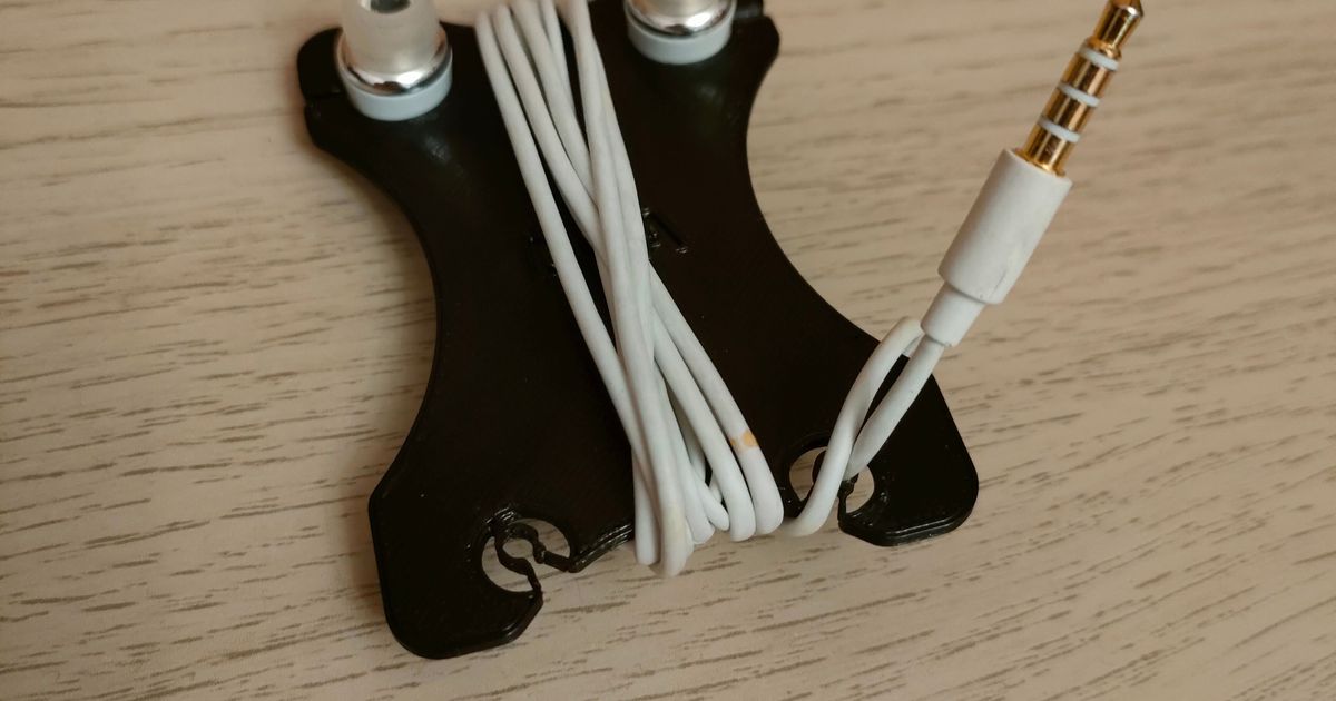 Headphone organizer by DGA Download free STL model