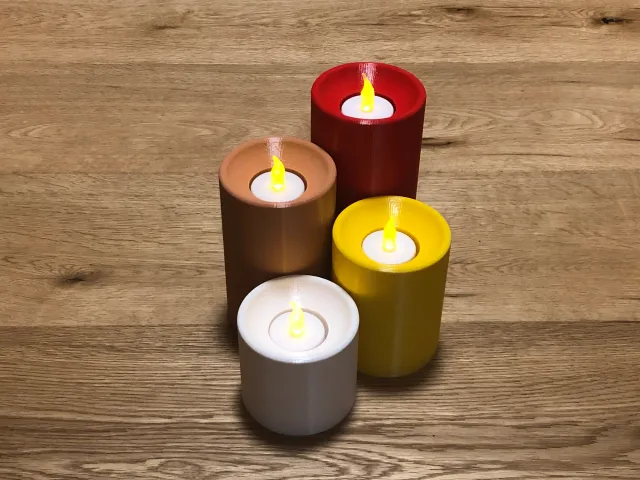LED candle socket - advent wreath ready