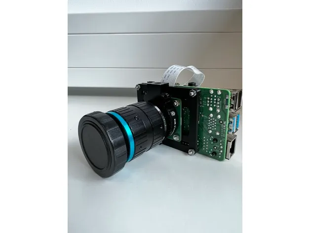 Raspberry Pi 4 HQ Camera Skeleton Mounting