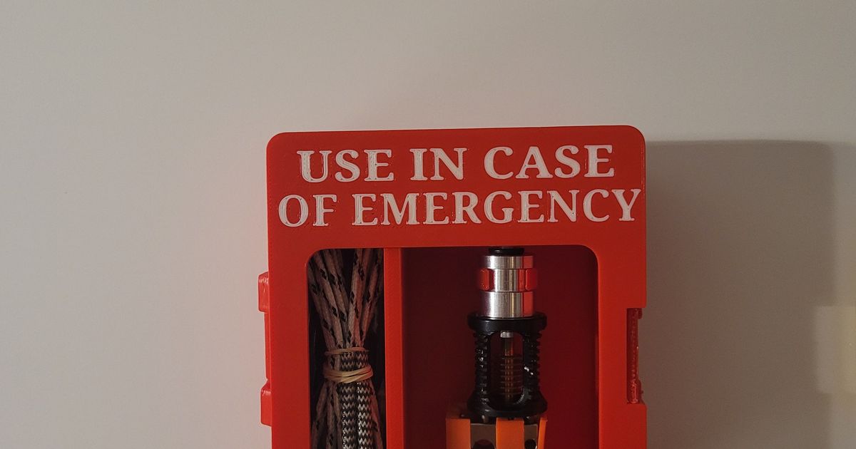Use in case of emergency by samuel_msm_ | Download free STL model