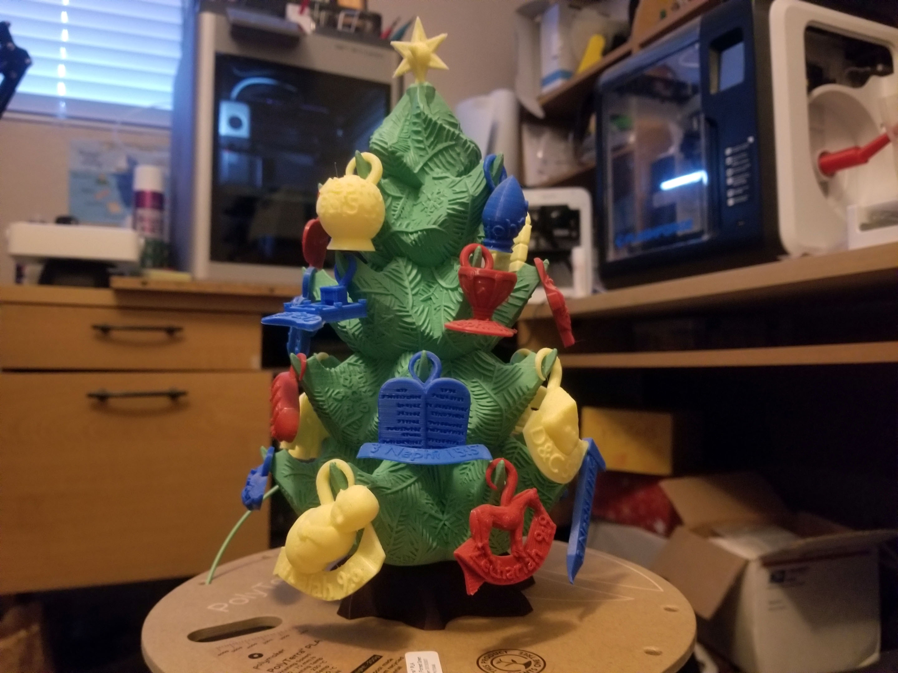 Christmas Tree Desktop Ornament - Church of Jesus Christ of Latter-Day Saints Edition