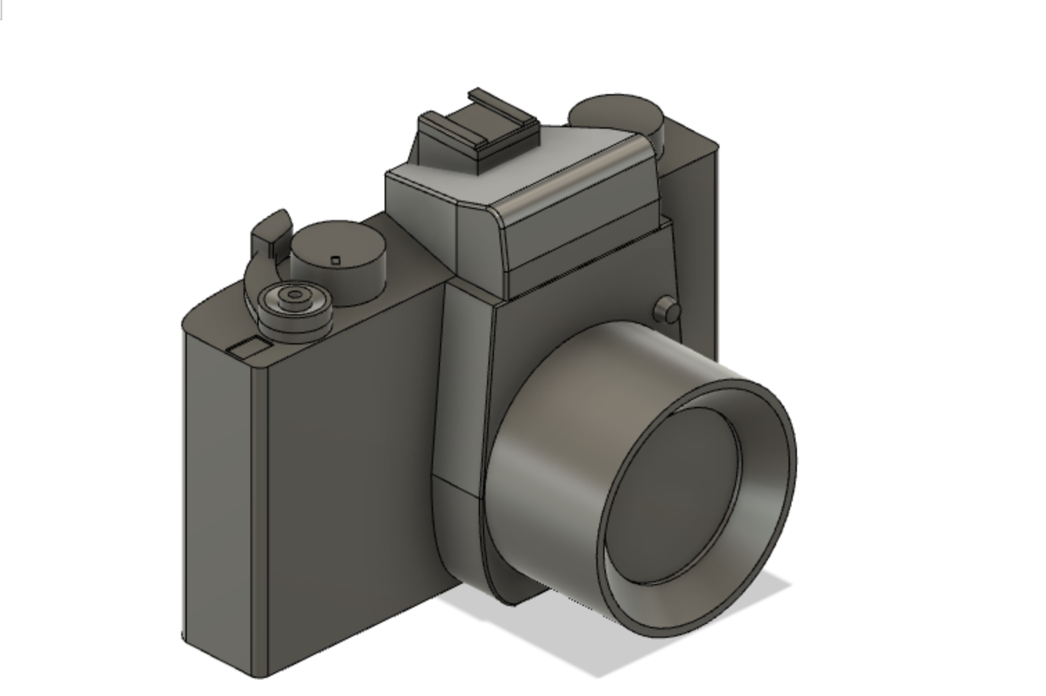 DSLR Film Camera 3D Model