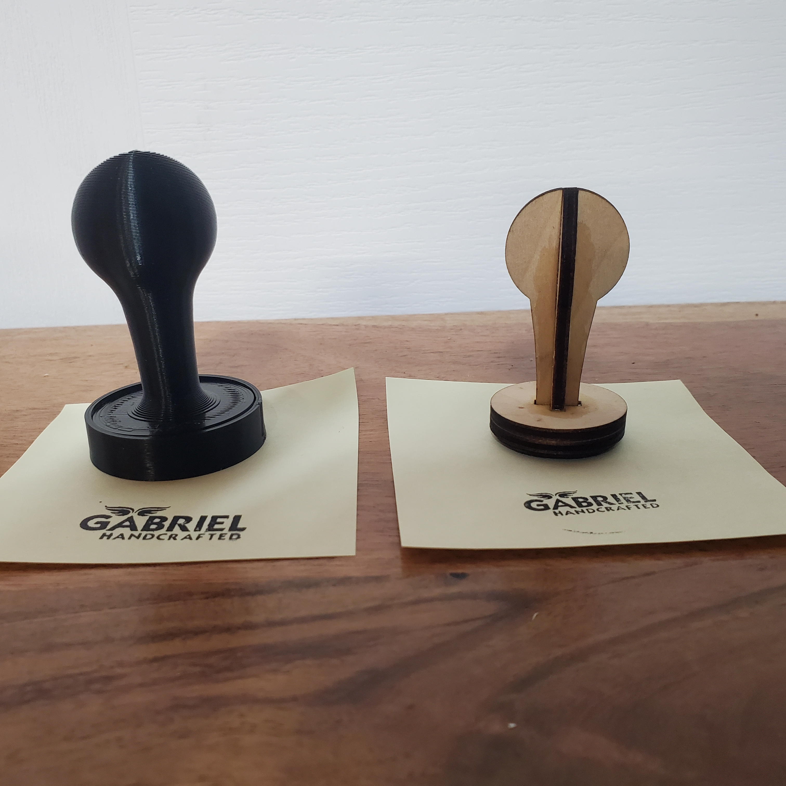 Rubber Stamp Handle (3D Printed or Laser Cut) Many Shapes/Sizes by