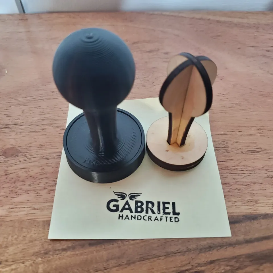 Rubber Stamp Handle (3D Printed or Laser Cut) Many Shapes/Sizes by