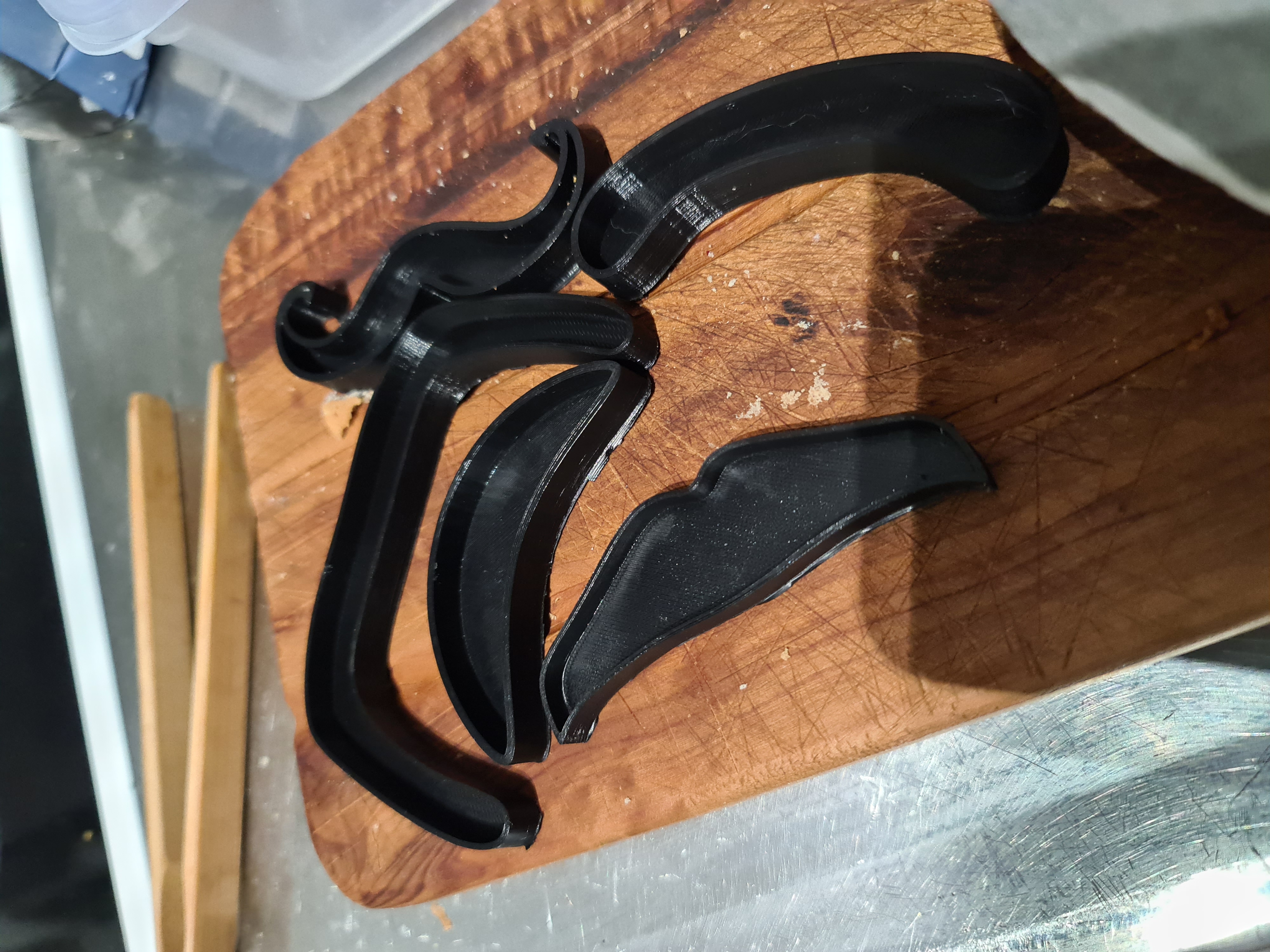 Movember moustache Cookie Cutters