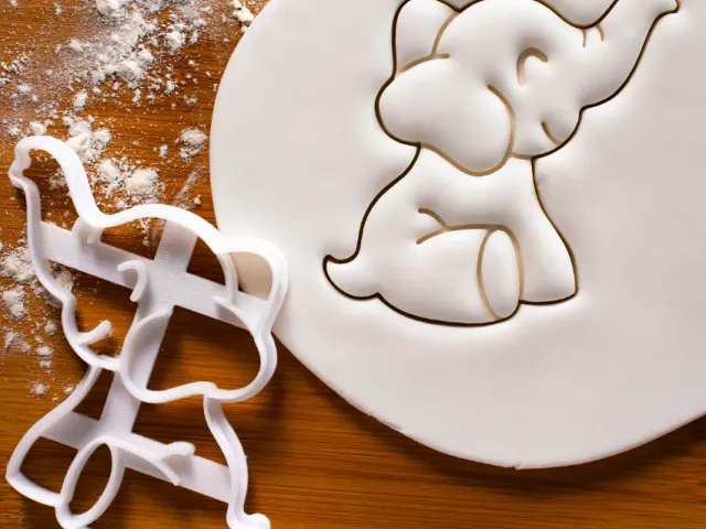 Cute Baby Elephant cookie cutter