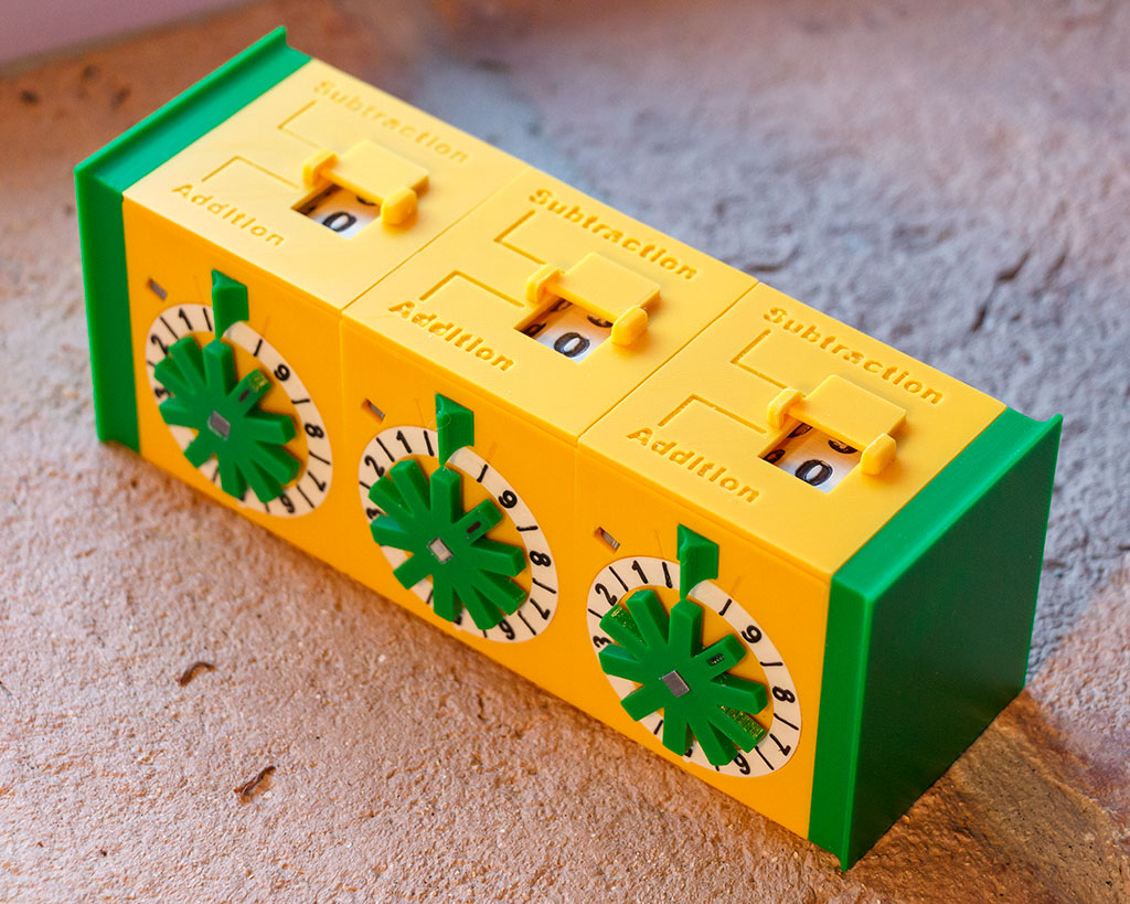 Mechanical calculator "Pascaline" (modular design)