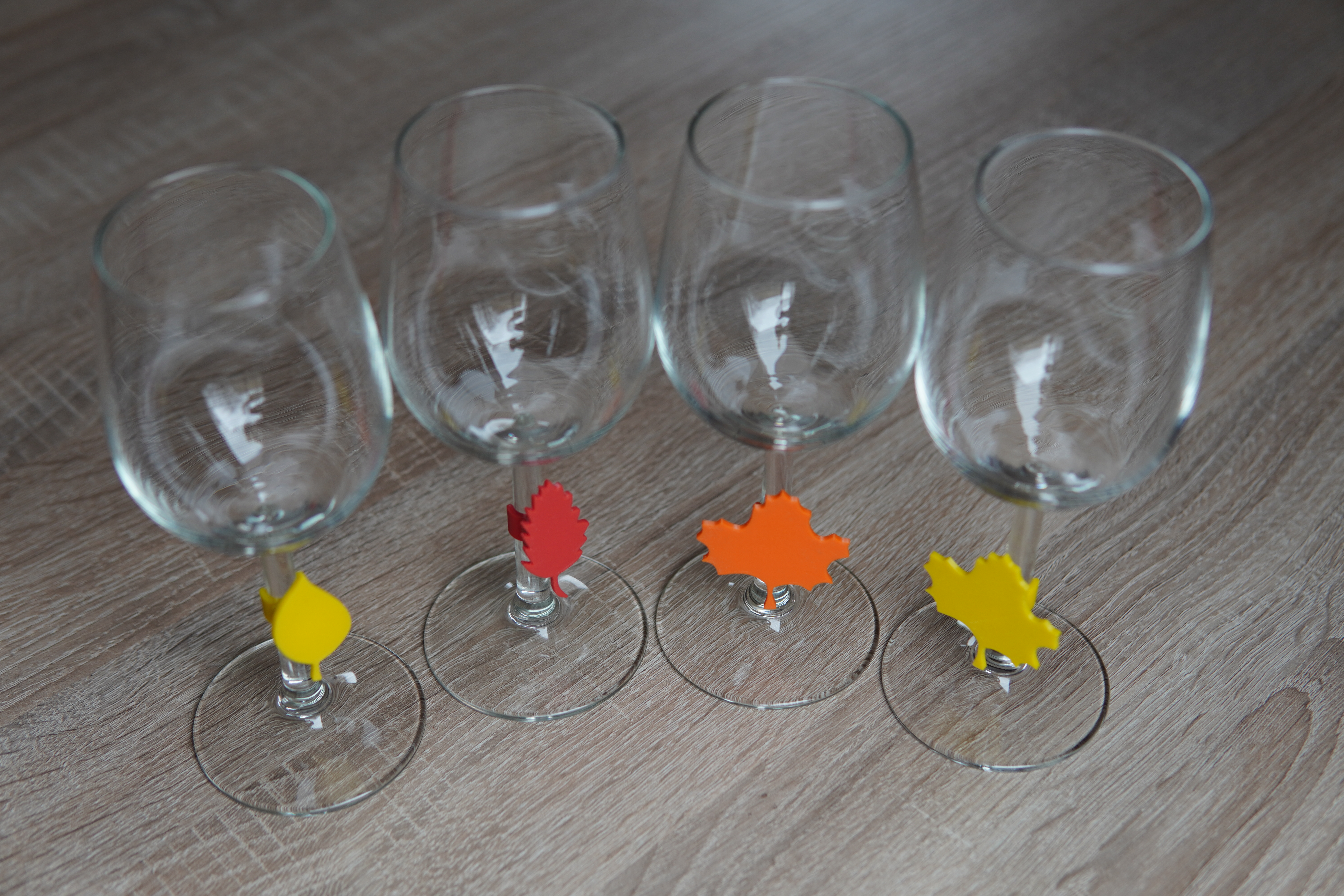 Wine Glass Marker: Autumn