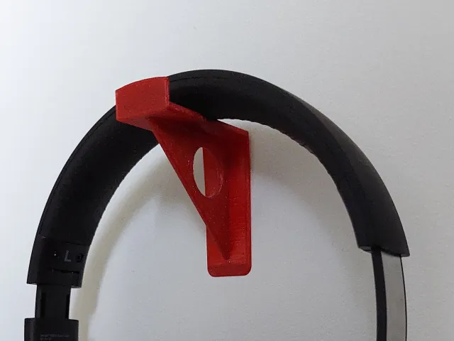 Headphones hook (no drilling required)