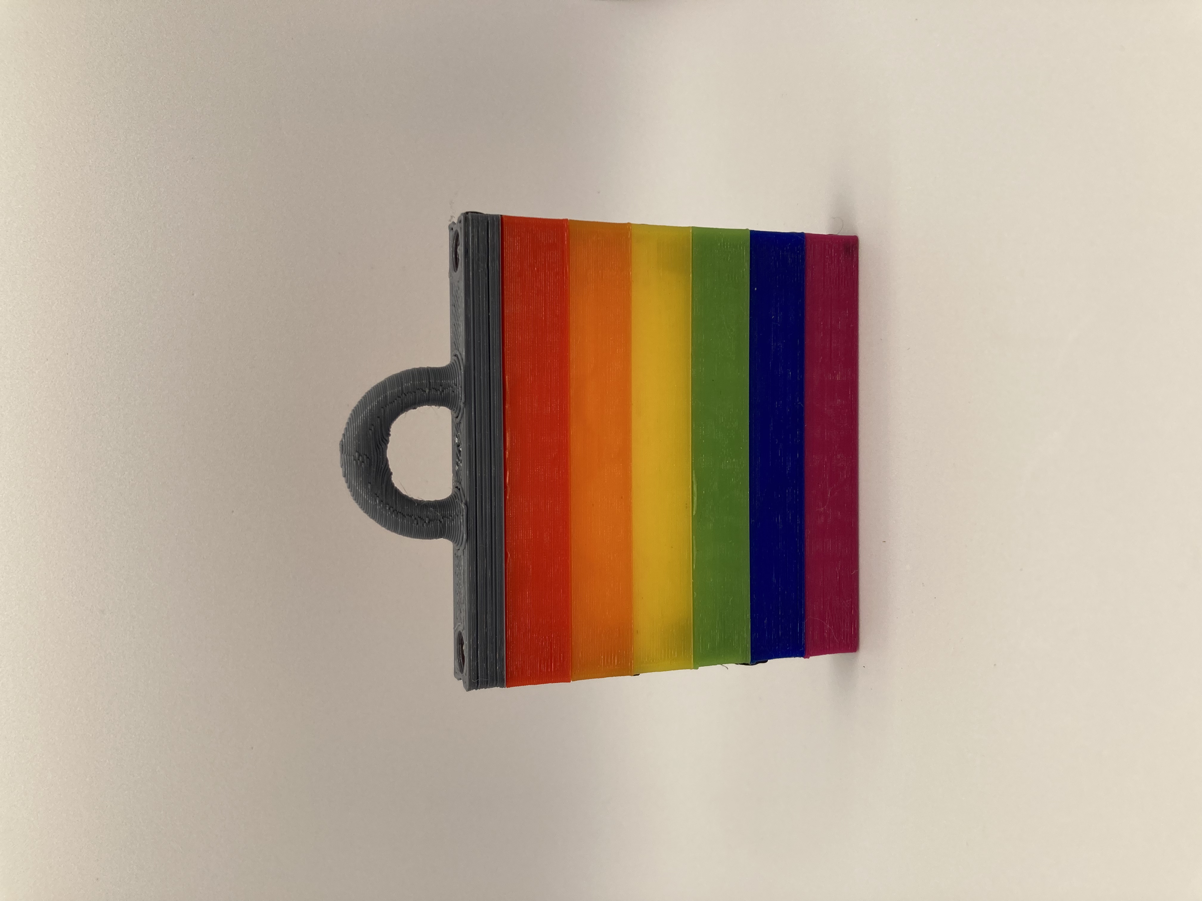 Printable L.G.B.T.Q.I.A. Pride flag ornament