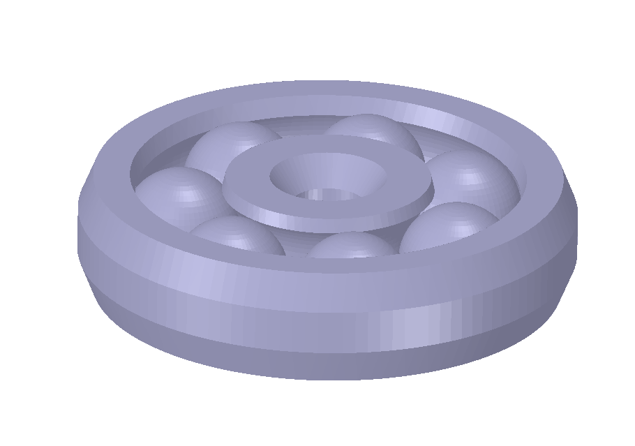 Print In Place Ball Bearing