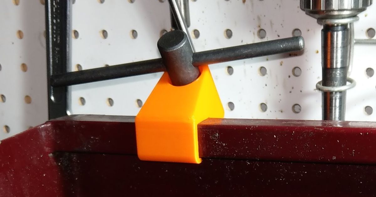 Lathe Chuck Key Holder by kaje Download free STL model