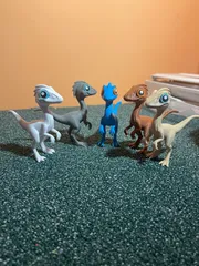 Cute Compsognathus "Compy" – CARTOON EDITION (noAMS)