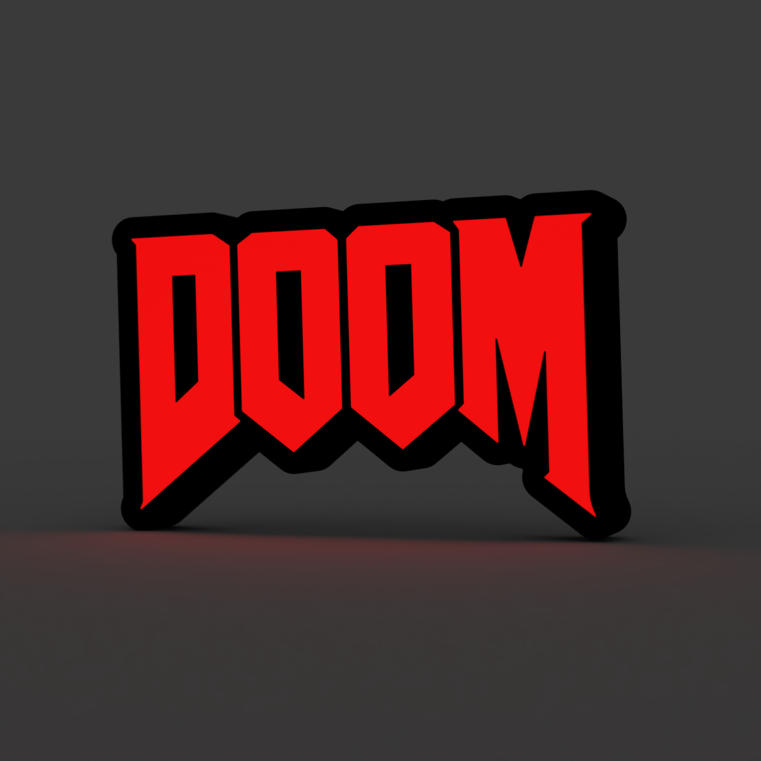 Doom Lightbox LED Lamp
