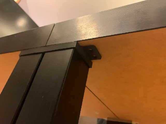 Ikea Lack table horizontal connector