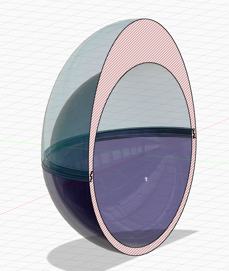 Miniatura 5 do modelo 3D Egg Shell for Sphero Mini