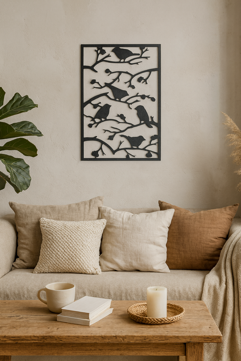 Bird wall decoration