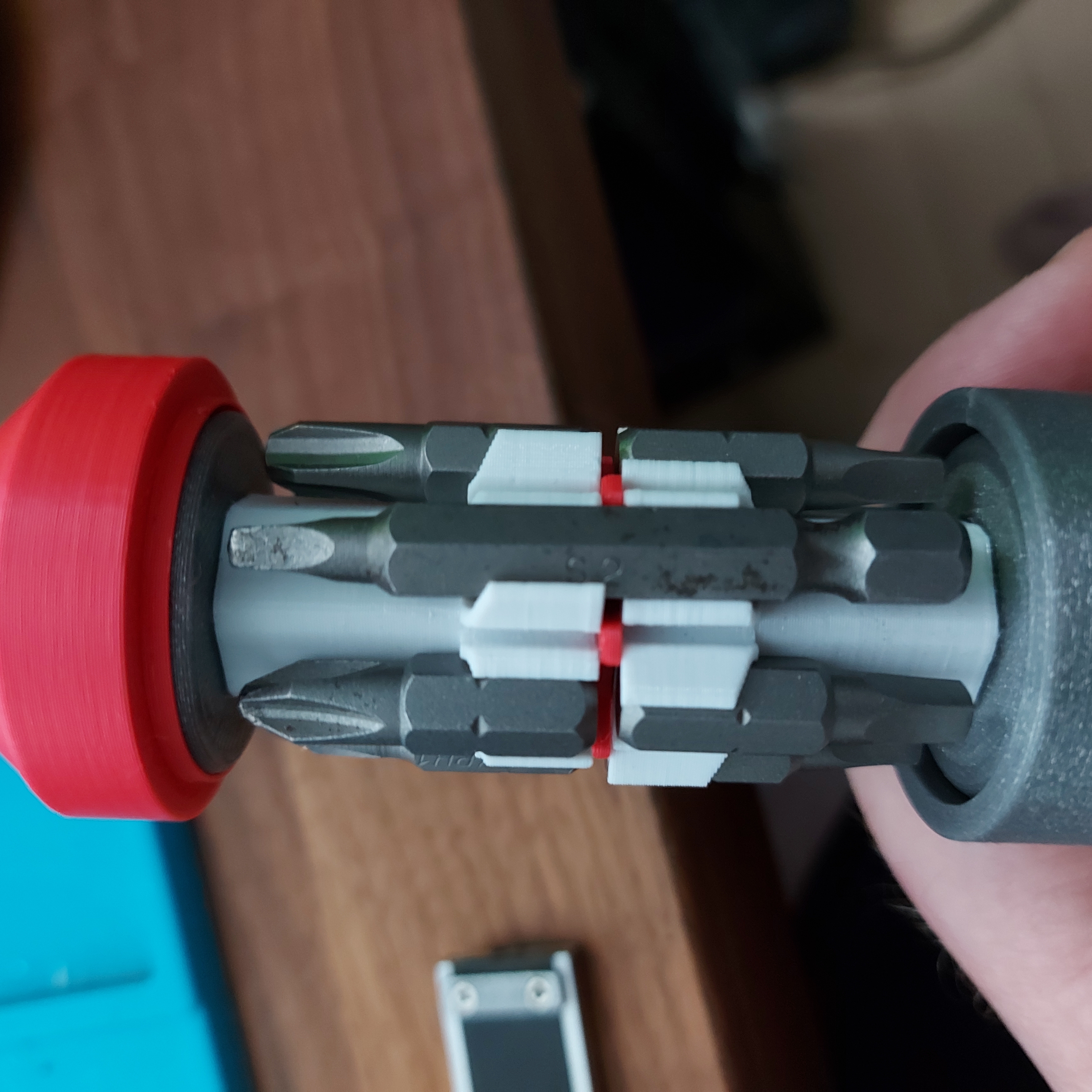 Miniatura 5 do modelo 3D Pocket size driver bit case V2