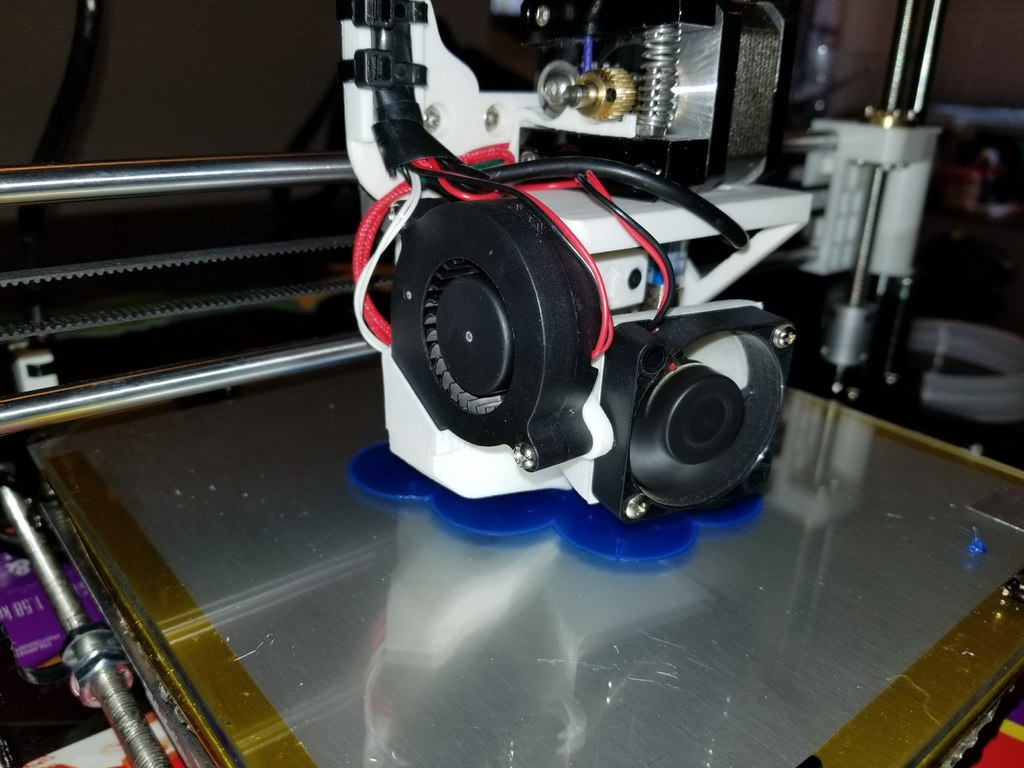 Anet A8 E3D Direct X-Carriage w/ Probe (46mm) by truglodite | Download ...