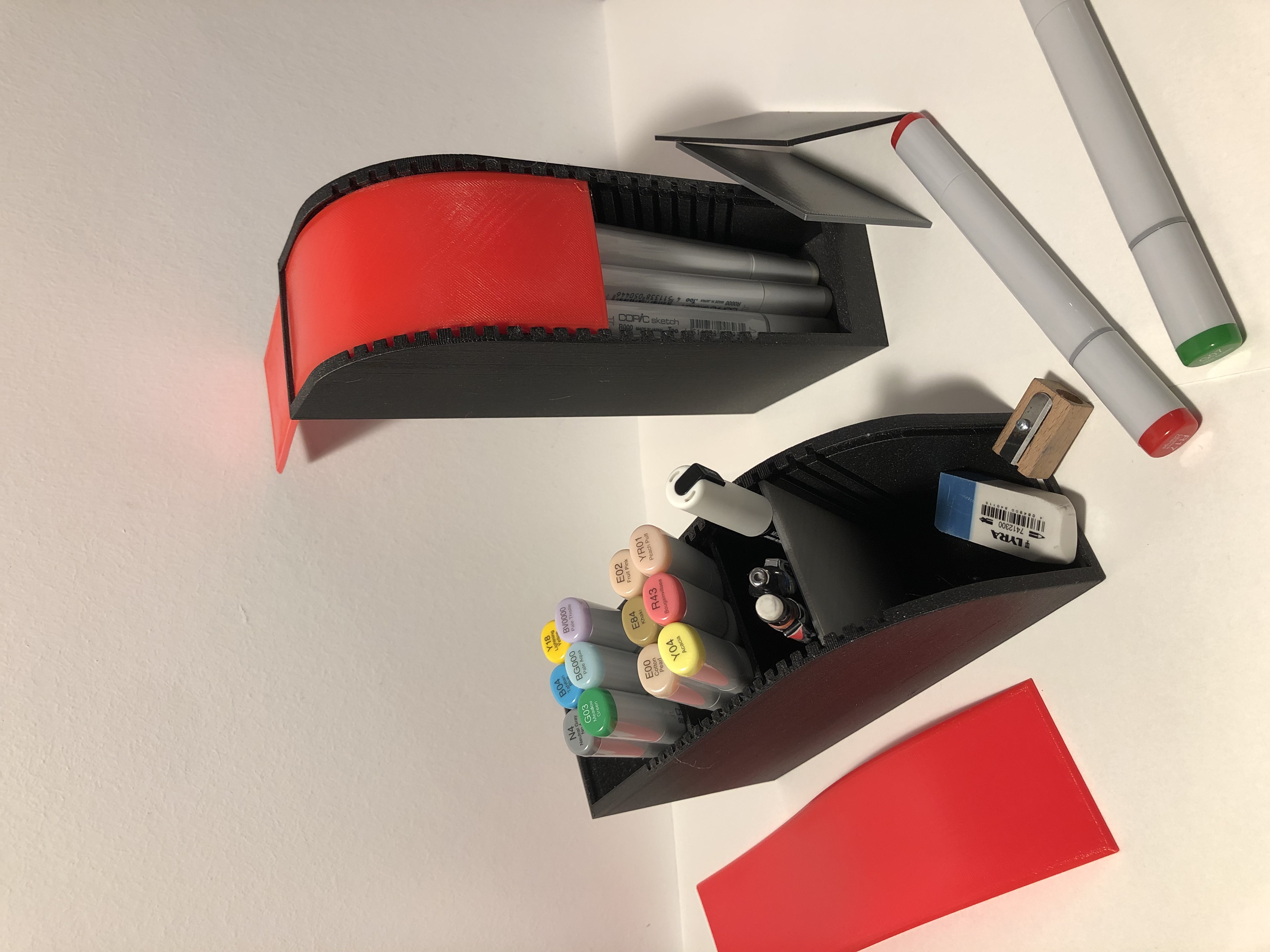 2-in-1 Modular Desk Organizer and Transport Case