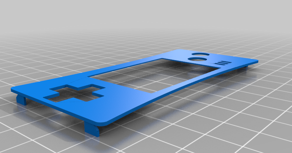 gameboy micro faceplate by Dawson | Download free STL model ...