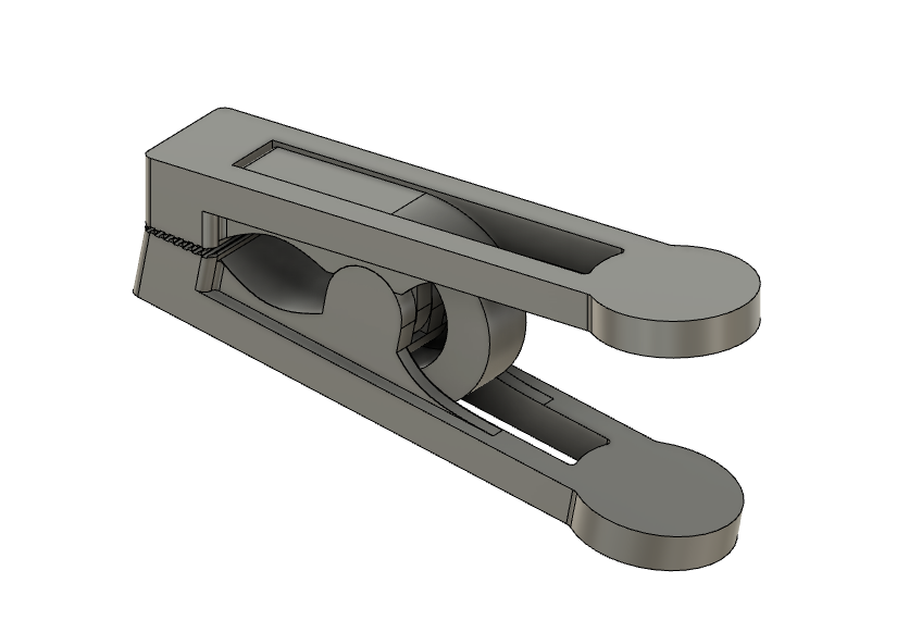 Clothes Peg 3D model thumbnail