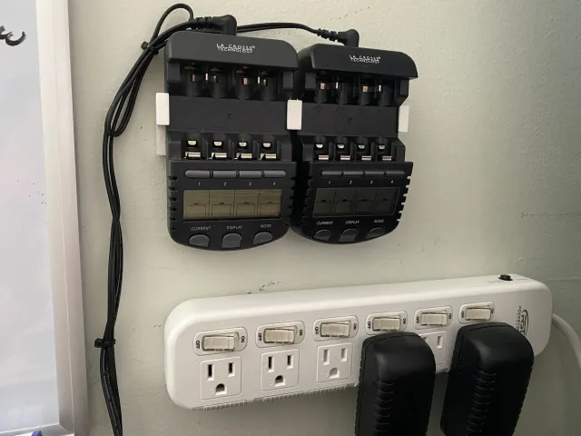 Dual LaCrosse BC-XXXX Battery Charger Wall Mount
