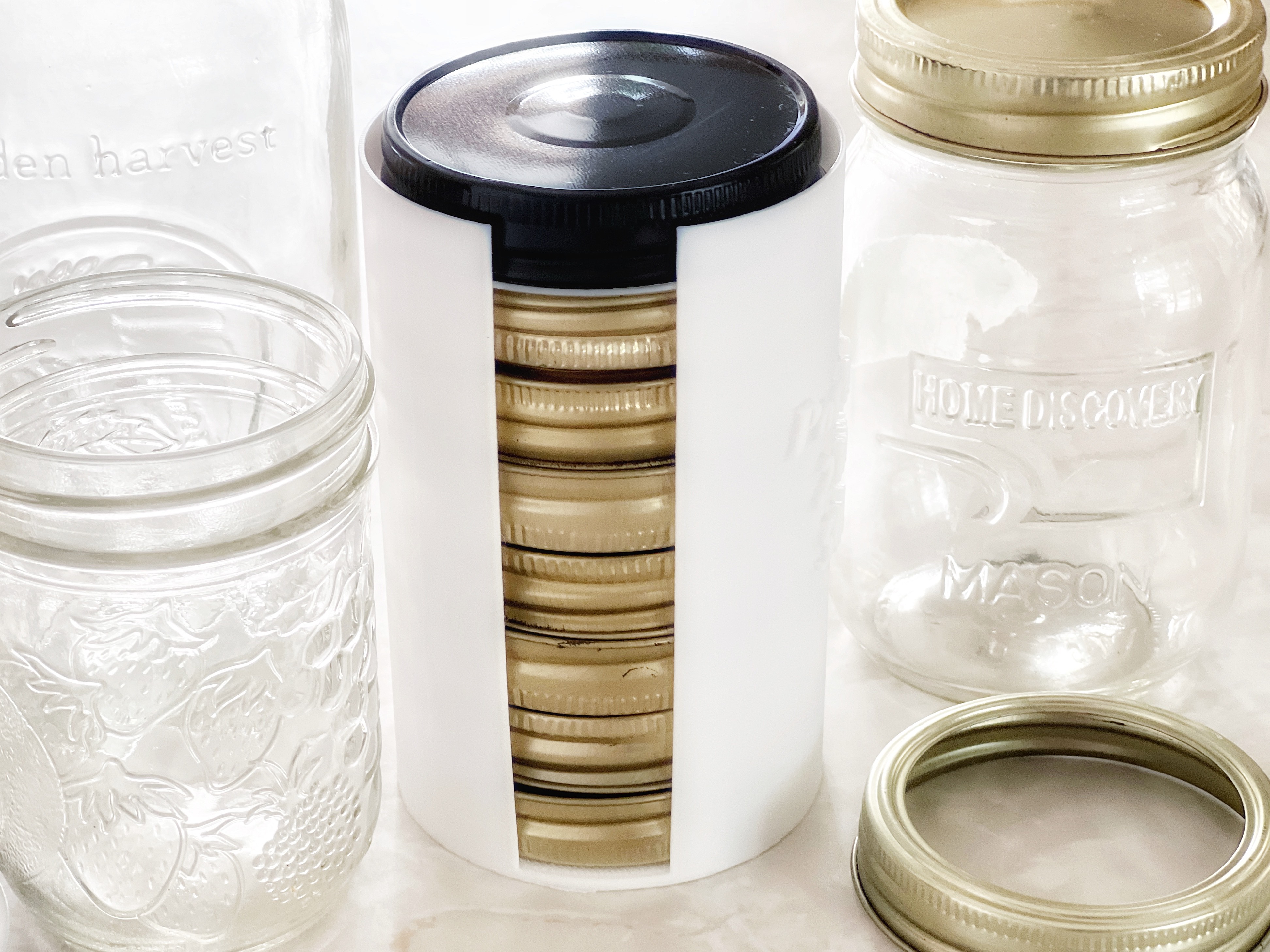 Regular Mason jar lids (regular mouth) by Miadele Download free STL