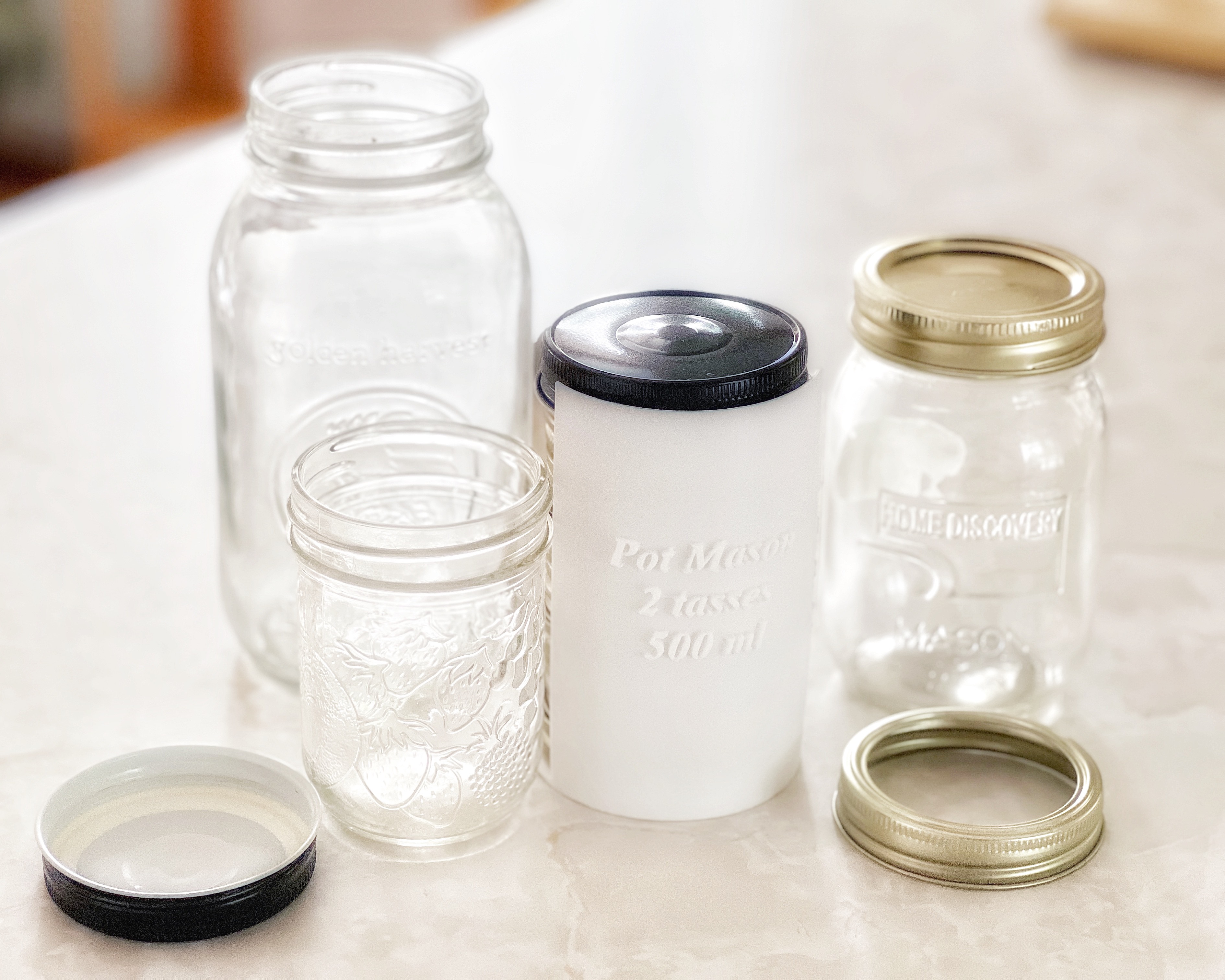 Regular Mason jar lids (regular mouth) by Miadele Download free STL