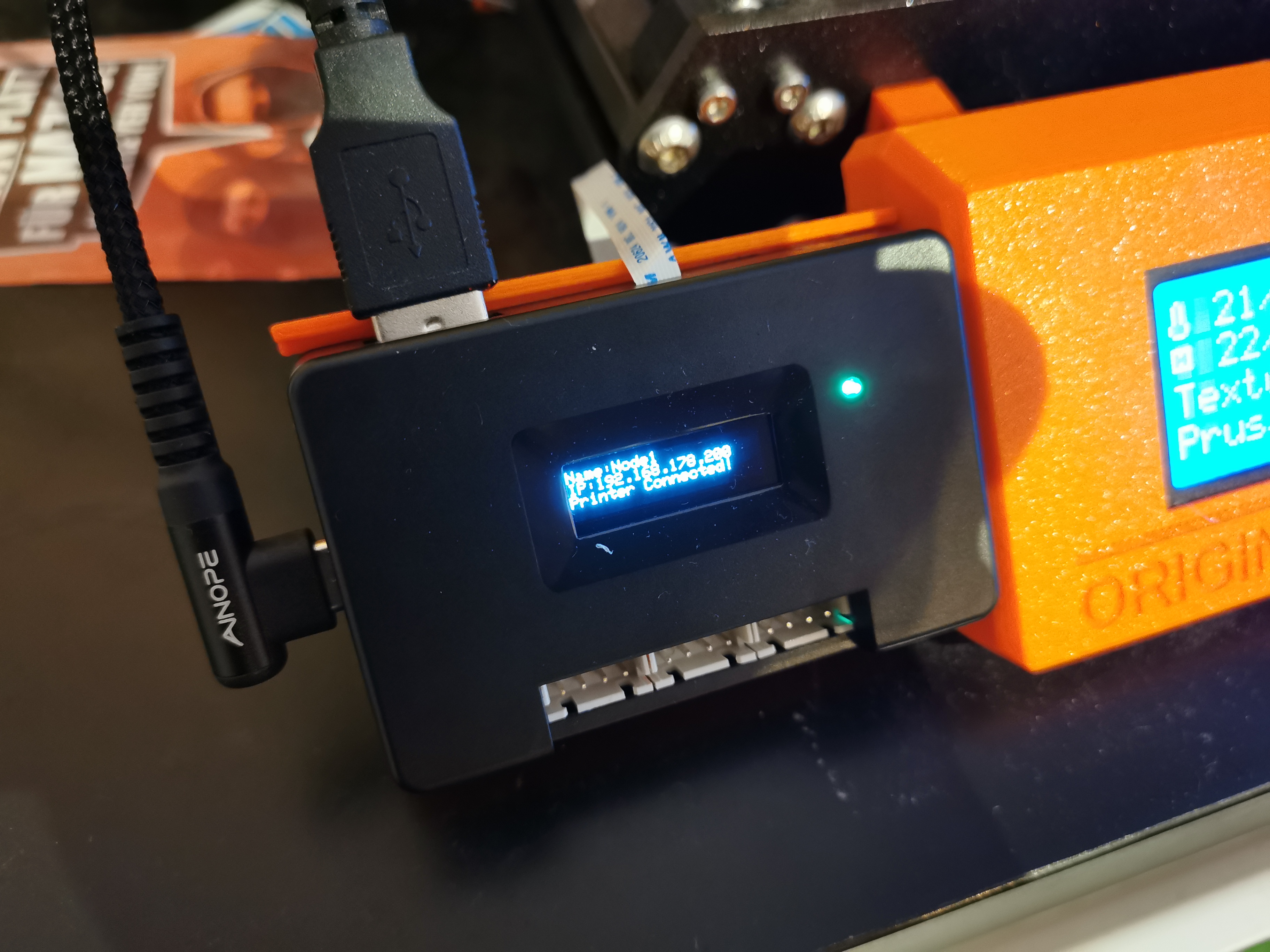 Fiberpunk Node Holder for Prusa i3