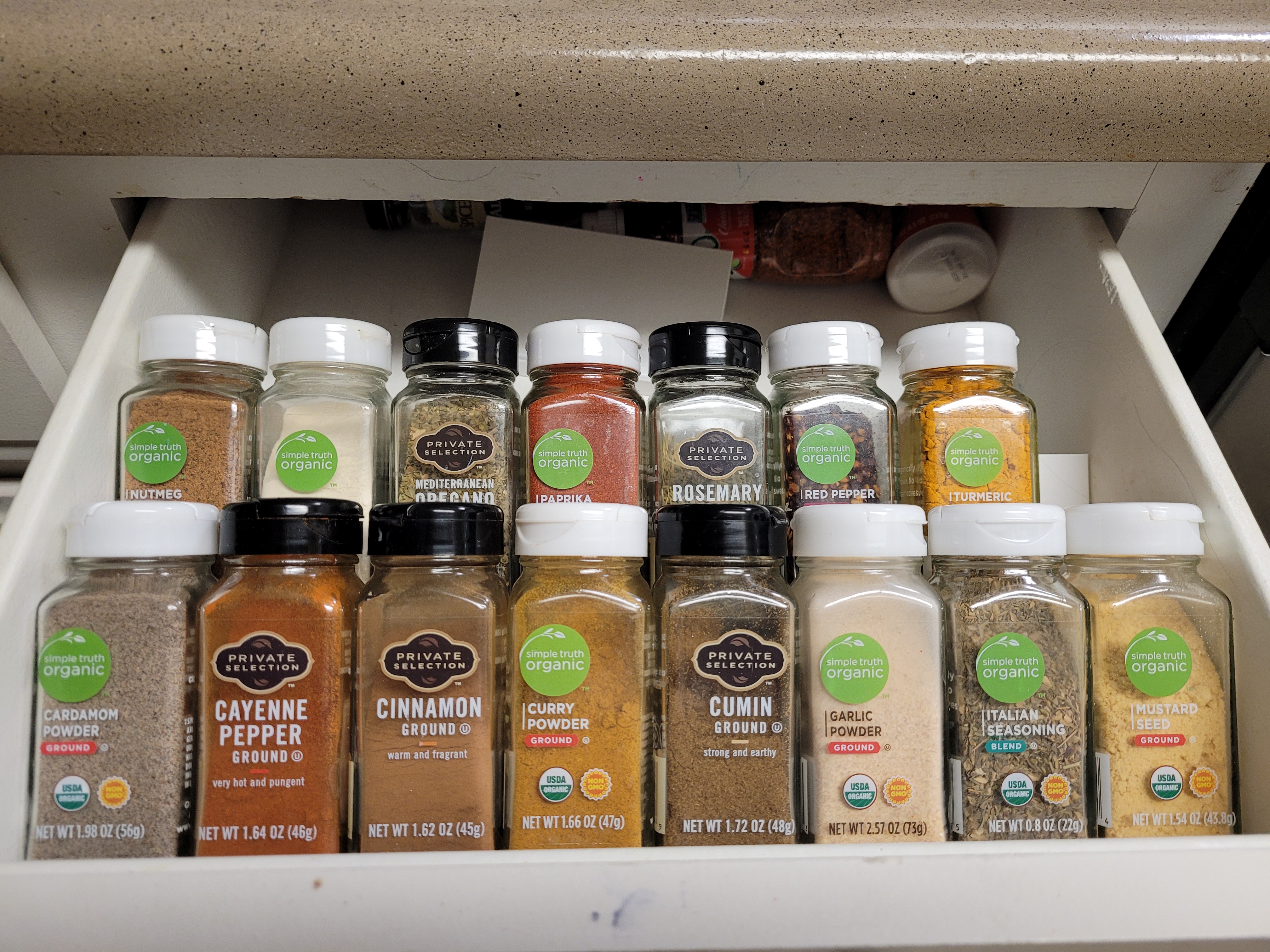 Spice Drawer Insert