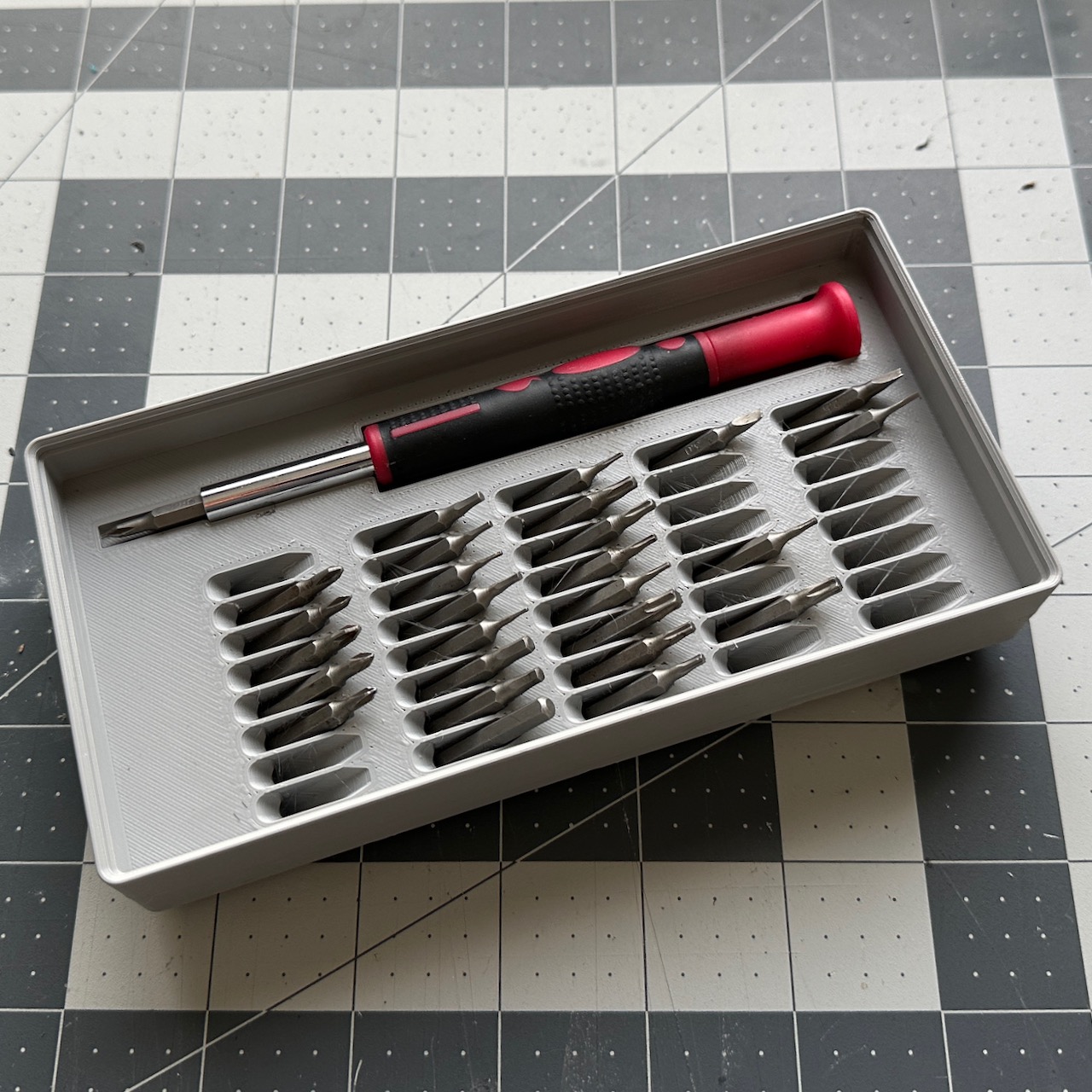 Gridfinity Small Modular Screwdriver Bits by Carl Download free STL model