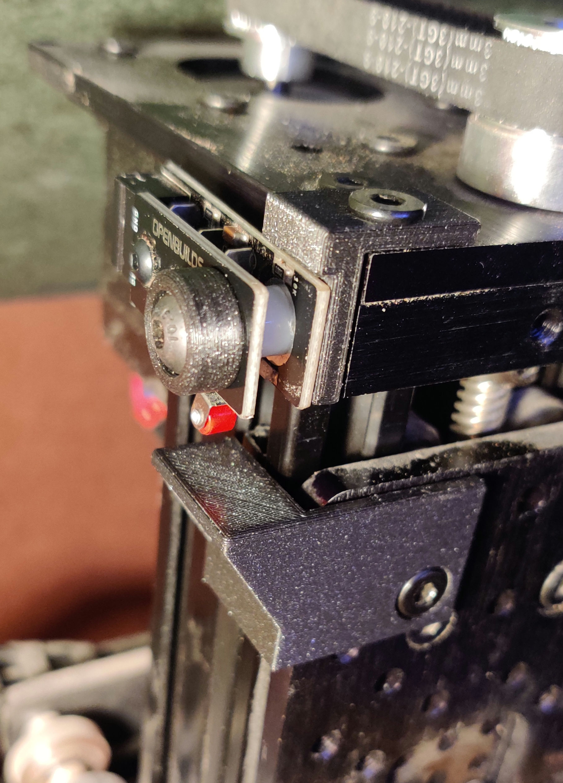 OpenBuild limit switch (end stop) mount for Sphinx Z-axis