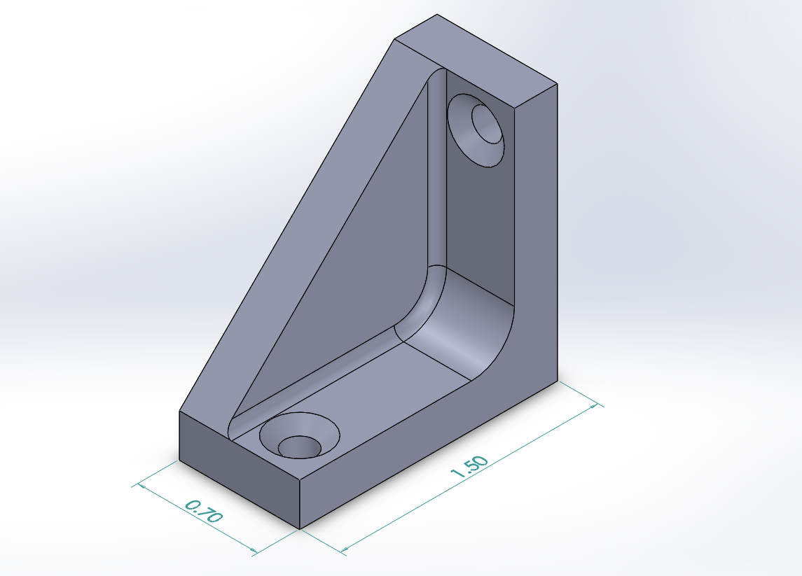 Corner Support Brace (#8 Screws)