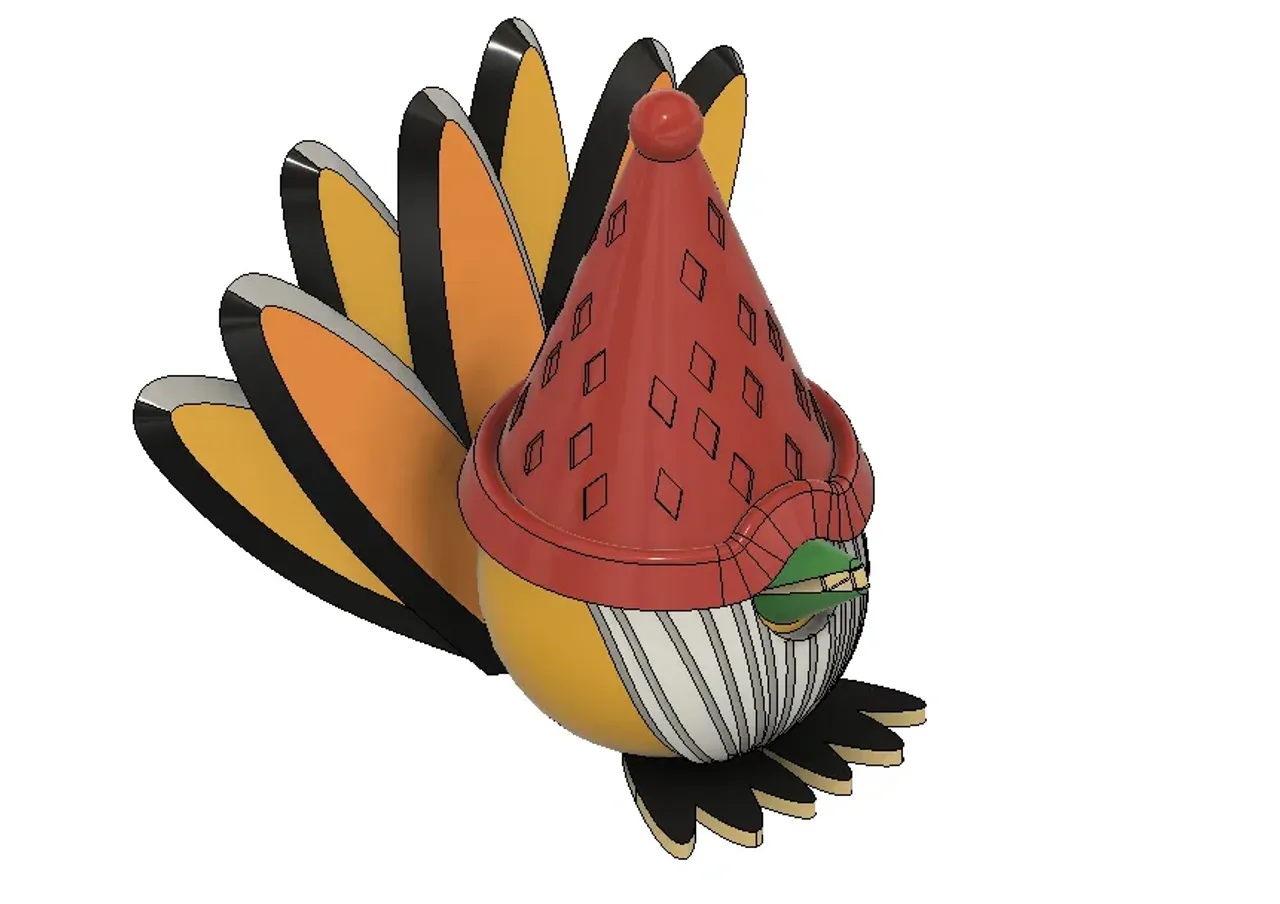 Turkey in Gnome Disguise by Ed Johnson | Download free STL model |  Printables.com, image size:1280x904