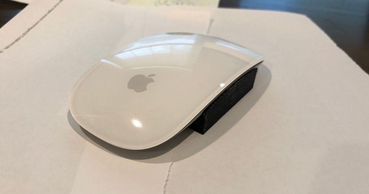 Apple Magic Mouse 2 Side Grips by charlescho Download free STL model